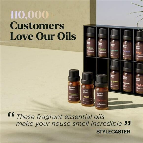 Essential Oils Set - 16 Pcs Premium Grade Home Essentials Oils - for Diffusers - Picture 13 of 14